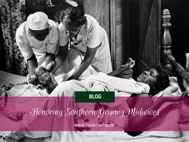 African Black midwives in the South helping a woman deliver baby at home RootMama