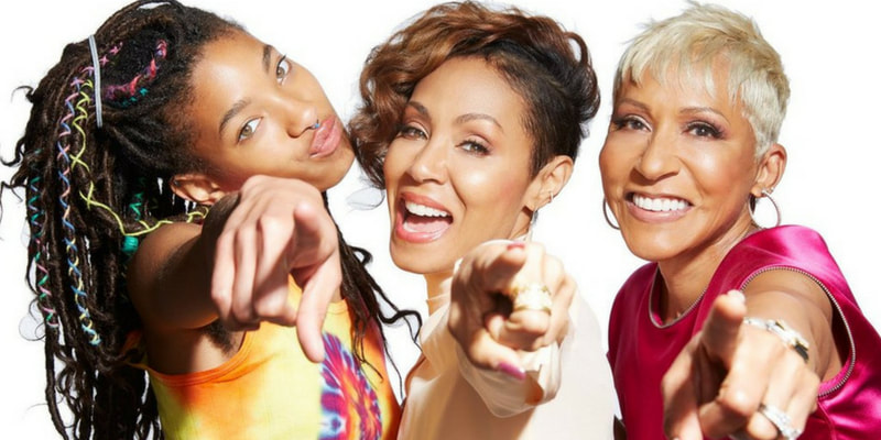 Jada Pinkette Smith Willow Adrienne Red Table Talk RootMama