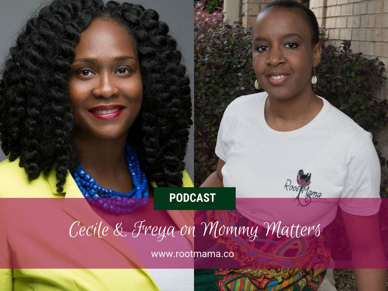 Cecile Edwards and Freya Morani discuss stress, reproductive health, fertility and childbirth RootMama MommyMatters Podcast